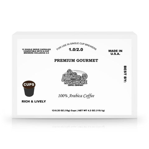12 Pack K-Cup Single Serve Coffee Capsules