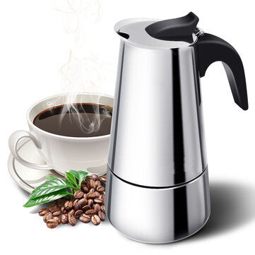 9 Cup Stovetop Espresso And Coffee Percolator, Stainless Steel