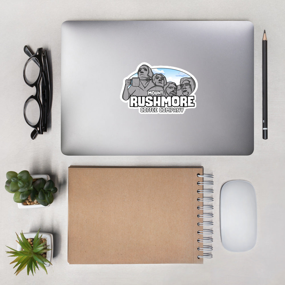 Mount Rushmore Coffee Company Logo Sticker